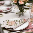 Napkins ROSES / 6-pack MIX, 45x45cm, Natural