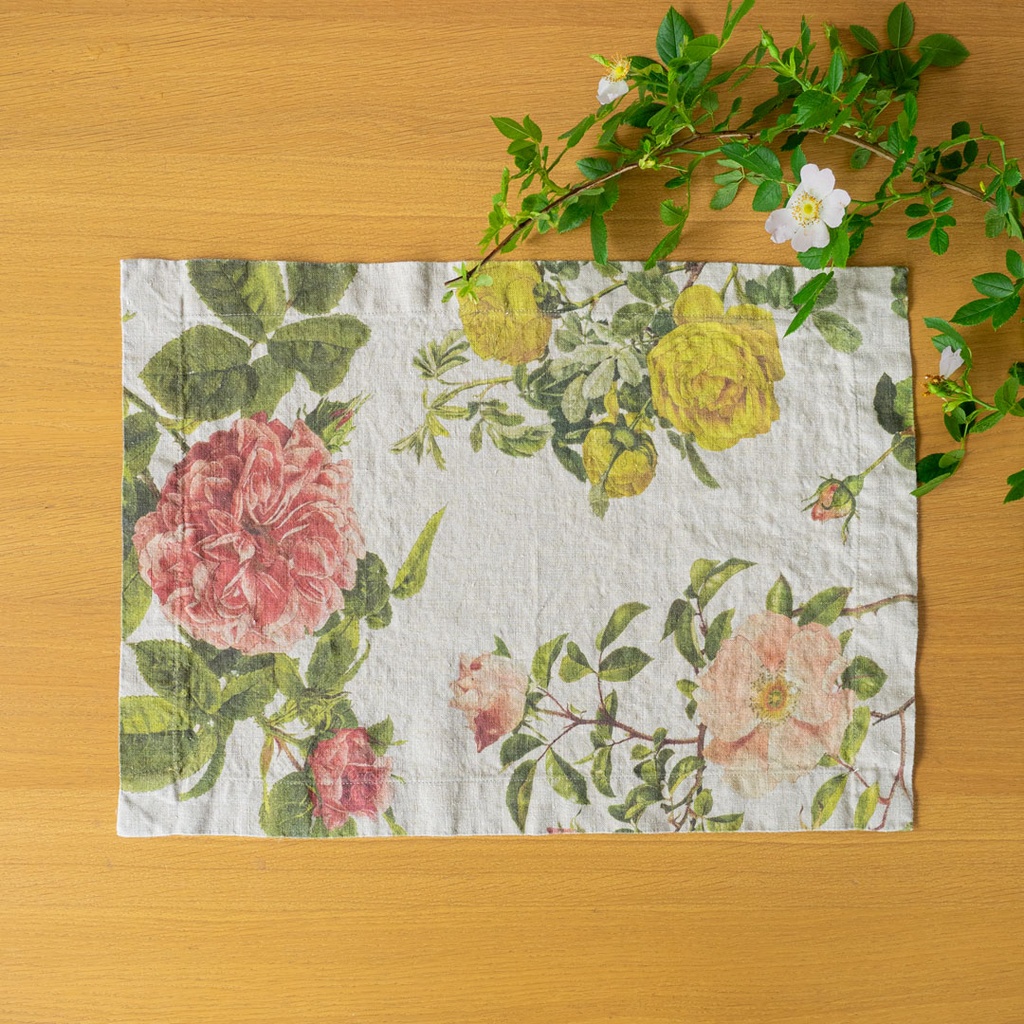 Placemats ROSES / 2-pack, 35x50 cm,  Natural
