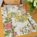 Placemats ROSES / 2-pack, 35x50 cm,  Natural