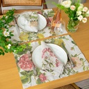 Placemats ROSES / 2-pack, 35x50 cm,  Natural