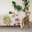 Linen tablecloth FARM ANIMALS / Natural