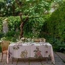 Linen tablecloth FARM ANIMALS / Natural