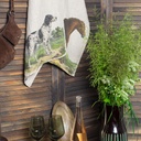 Kitchen Towels HORSE & DOG / 2-pack, 46x68cm, Natural