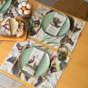 Placemats FARM ANIMALS / 2-pack, 35x50 cm,  Natural