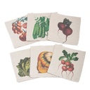 Napkins VEGETABLES; 45x45cm; 6 un. /pack MIX