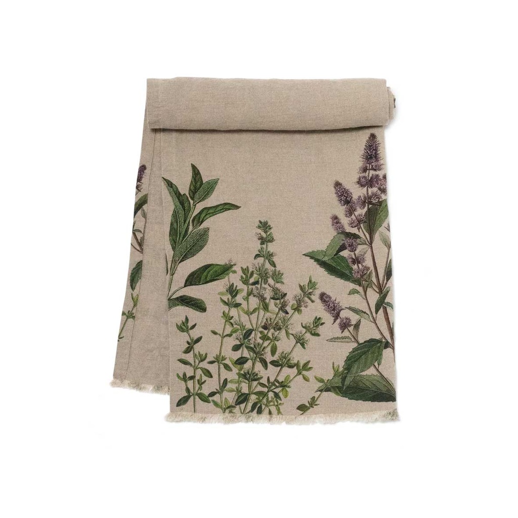Bath Towel FINE HERBS / 80x130cm; Natural