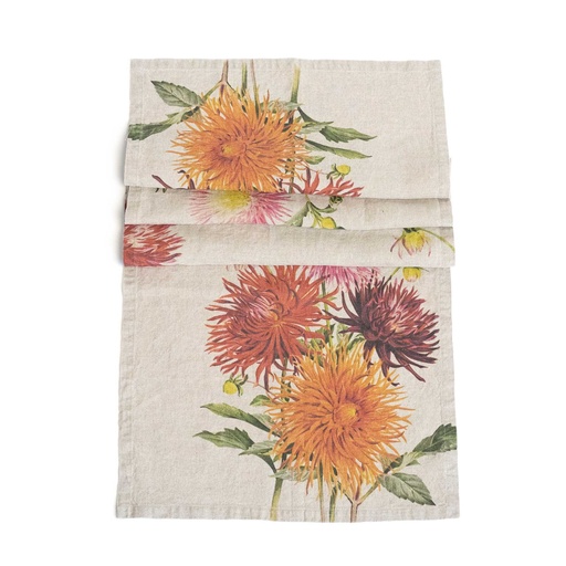 [8002SUR-CF] Table Runner COUNTRY FLOWERS  / 46x136cm
