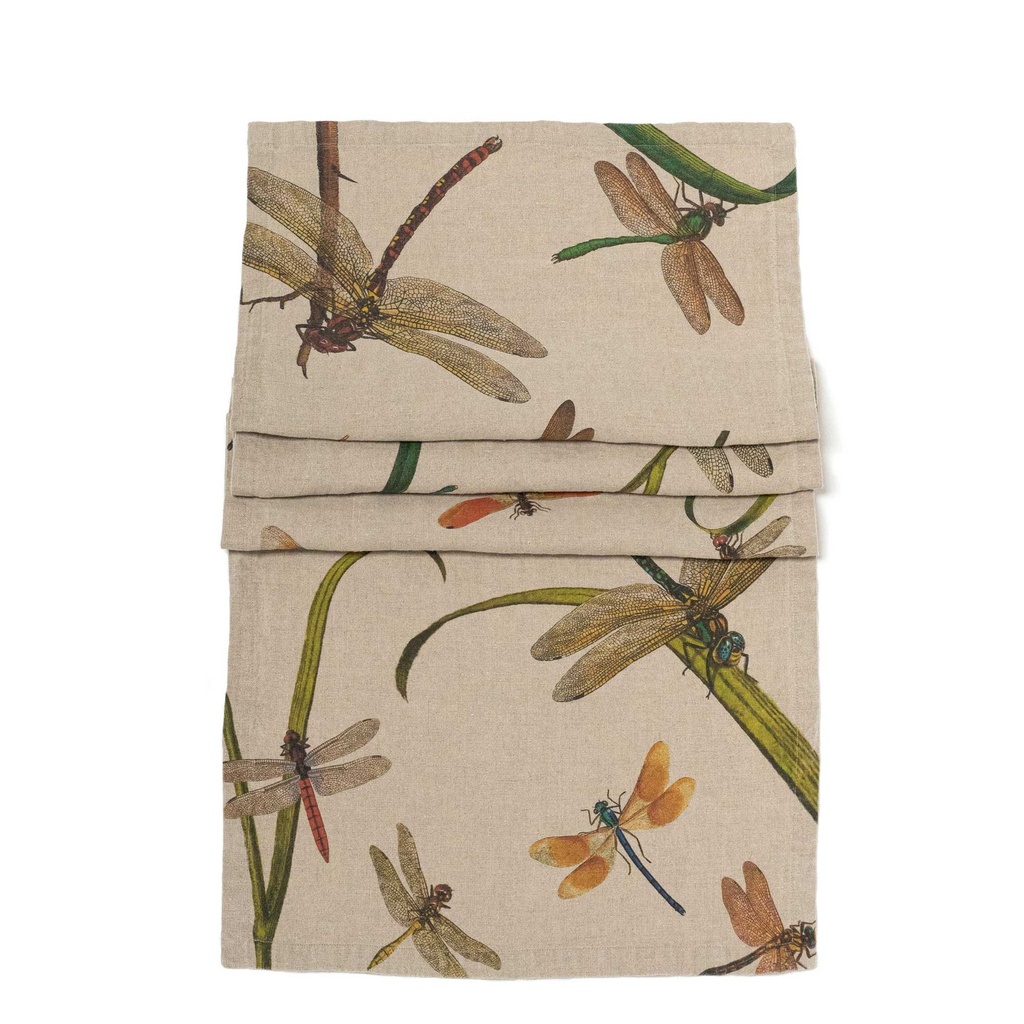 Table Runner LAKESIDE DRAGONFLIES / 48x136cm