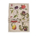 Table Runner ORCHARD FRUITS  / 48x136cm;  Natural