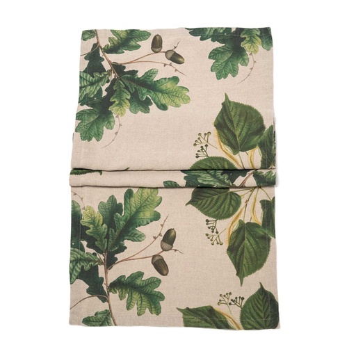 [8002SUR-T] Table Runner TREES  / 46x136cm