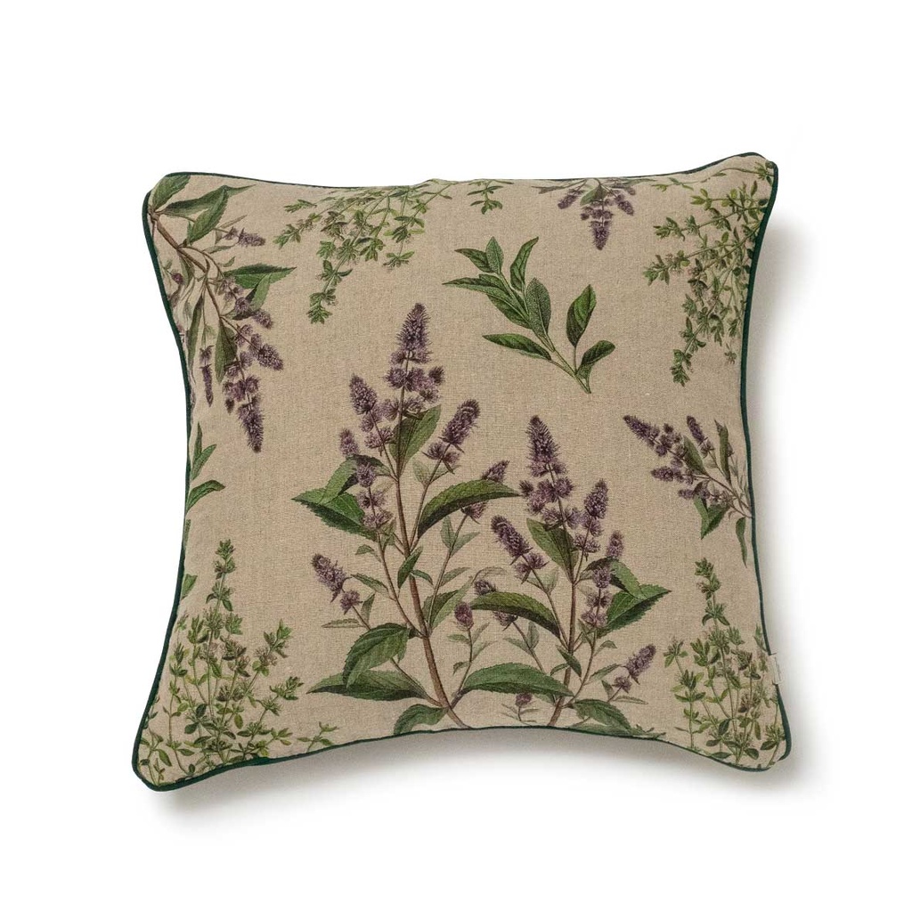 Cushion Cover FINE HERBS / zipper closure; 45x45cm