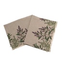 Guest Towels FINE HERBS / 2-pack; 30x45cm; Natural