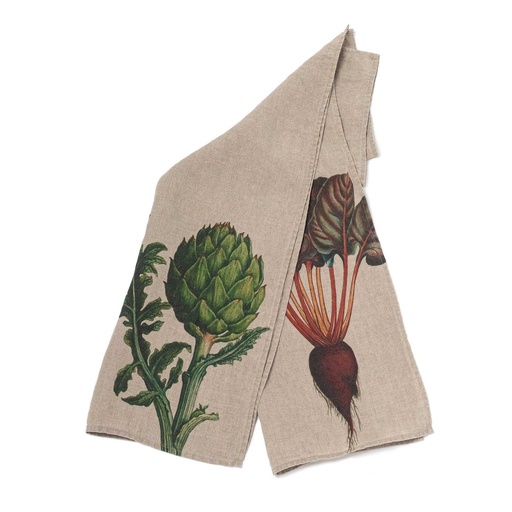 [6001M-AB] Kitchen Towels ARTICHOKE & BEETROOT / 2-pack; 46x68cm