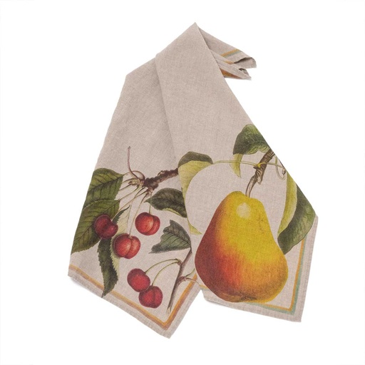 [6001M-CP] Kitchen Towels CHERRY & PEAR / 2-pack; 46x68cm