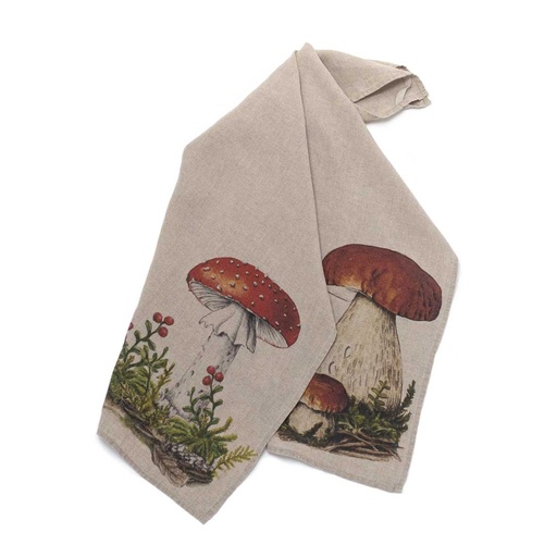 [6001M-FM] Kitchen Towels FOREST MUSHROOMS/2-pack; 46x68cm