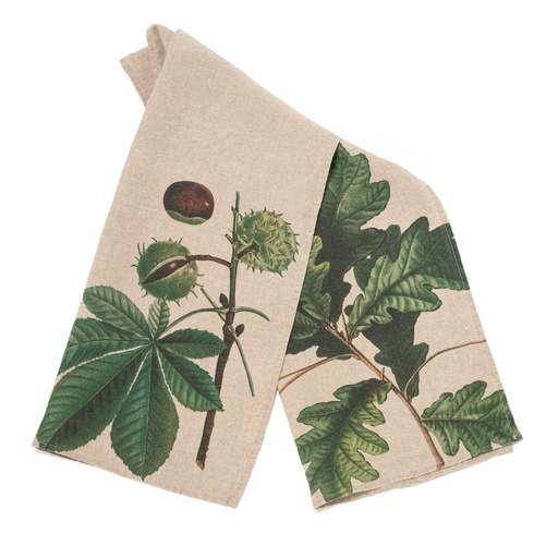 [6001M-TOH] Kitchen Towels OAK & HORSE CHESTNUT / 2-pack; 46x68cm