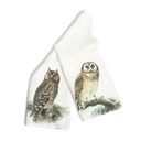 Kitchen Towels OWL & EAGLE-OWL / 2-pack; 46x68cm; Off-White