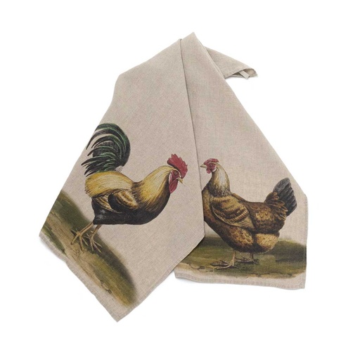 [6001M-RH] Kitchen Towels ROOSTER & HEN / 2-pack; 46x68cm