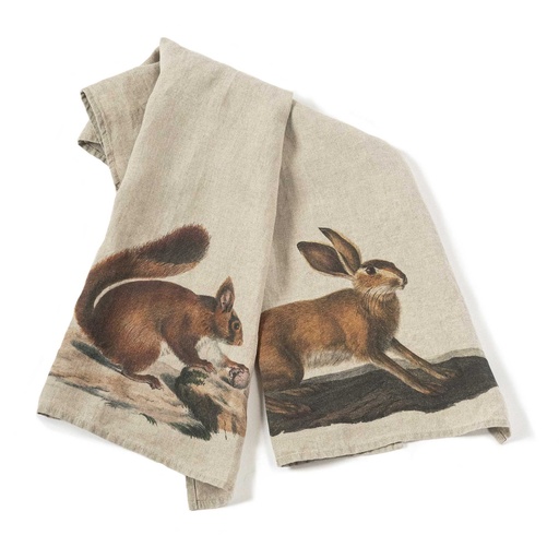 [6001M-SHL] Kitchen Towels SQUIREL & HARE / 2-pack; 46x68cm