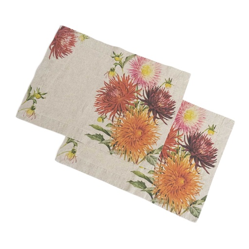 [8003SUM-CF] Placemat COUNTRY FLOWERS  / 2-pack;  35x50cm