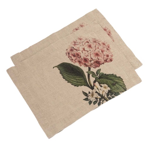 [8003SUM-HO] Placemat HORTENSIA / 35x50cm; 2-pack