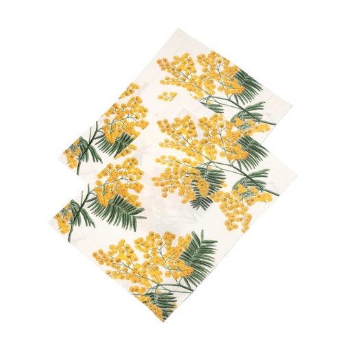 [8003SUM-YF1O] Placemat MIMOSA  OW/ 2-pack;  35x50cm