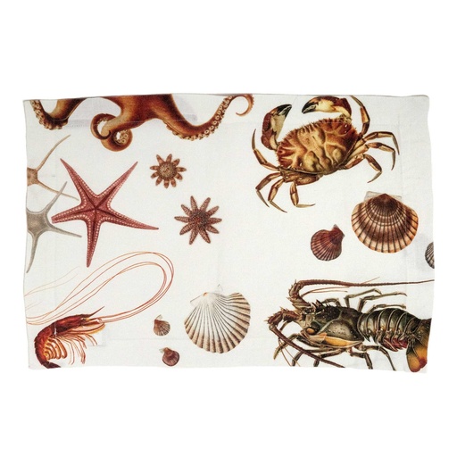 [8003SUM-SFW] Placemat SEA ANIMALS W / 2-pack; 35x50cm
