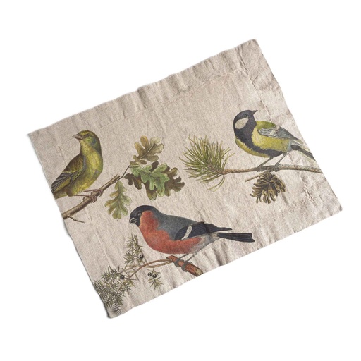 [8003SUM-SB] Placemat SMALL BIRDS / 35x50cm; 2-pack