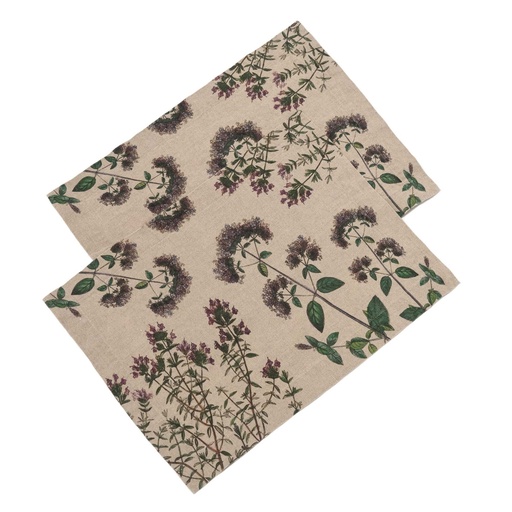 [8003SUM-AHOT] Placemat THYME & OREGANO / 2-pack; 35x50cm