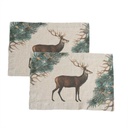 Placemat WILD DEER / 2-pack; 35x50cm 