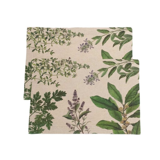 [8003SUM-FH] Placemats FINE HERBS /  2-pack; 35x50cm