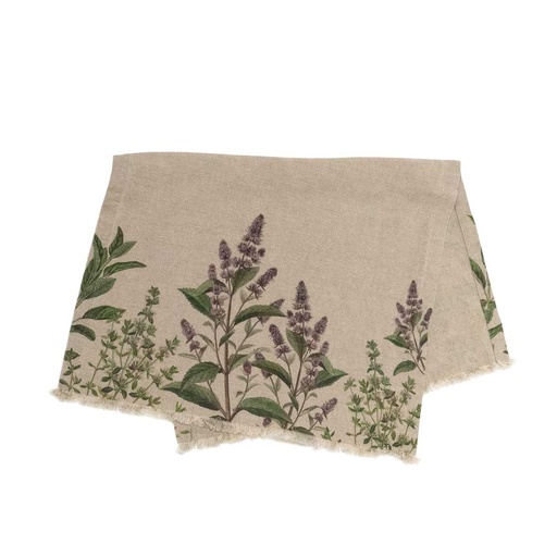 [5002S-FH] Hand Towel FINE HERBS / 46x68cm; Natural
