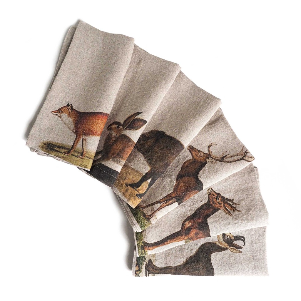 Napkins WILD ANIMALS / 6-pack MIX