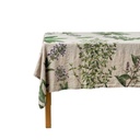 Linen tablecloth  FINE HERBS / Natural