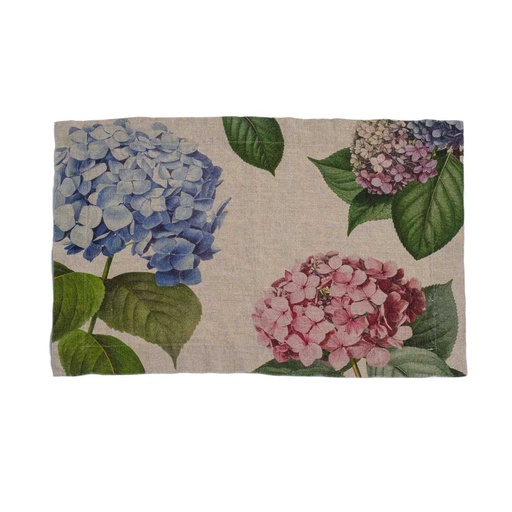 [8003SUM-HN] Placemats HYDRANGEA / 2-pack, 35x50 cm,  Natural