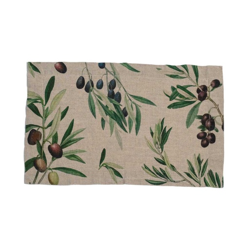 [8003SUM-ON] Placemats OLIVES / 2-pack, 35x50 cm,  Natural