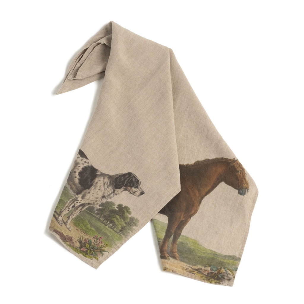 Kitchen Towels HORSE & DOG / 2-pack, 46x68cm, Natural